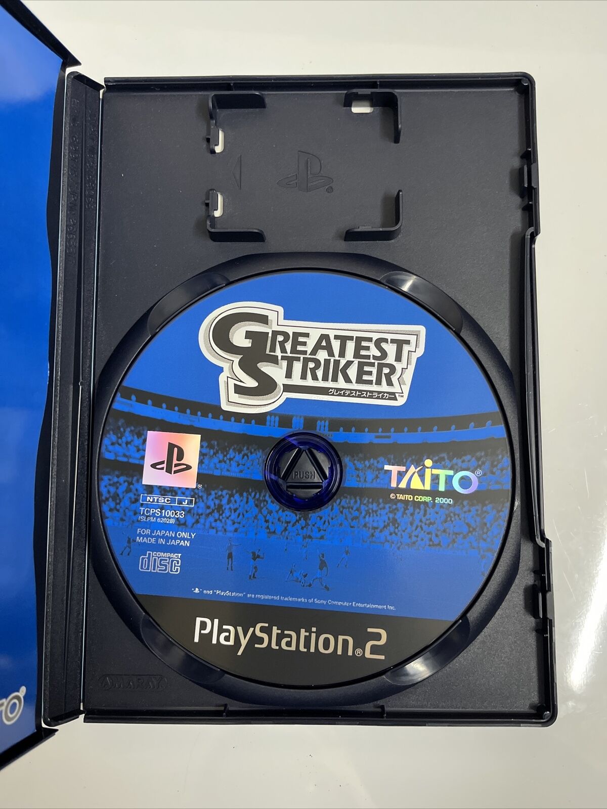 Greatest Striker Sony PlayStation PS2 NTSC-J JAPAN Football Soccer Game Complete