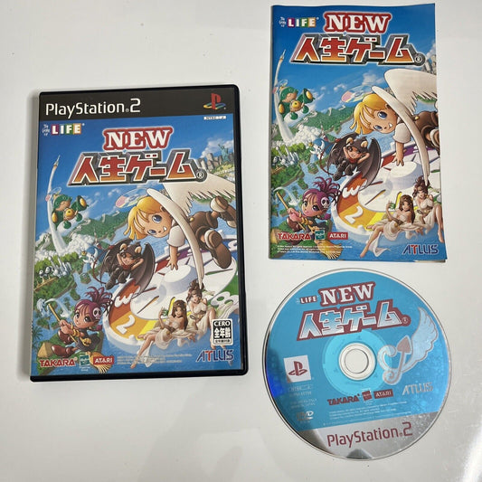 New Jinsei Game Of Life  Sony PlayStation PS2 NTSC-J JAPAN 2002 Game Complete