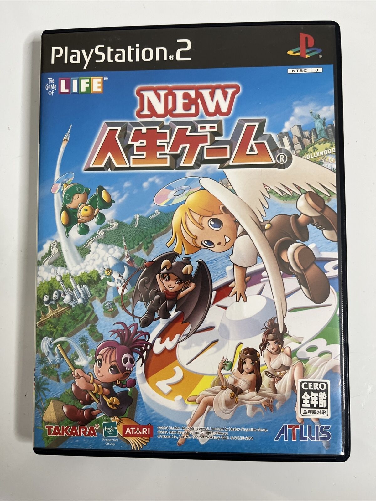 New Jinsei Game Of Life  Sony PlayStation PS2 NTSC-J JAPAN 2002 Game Complete