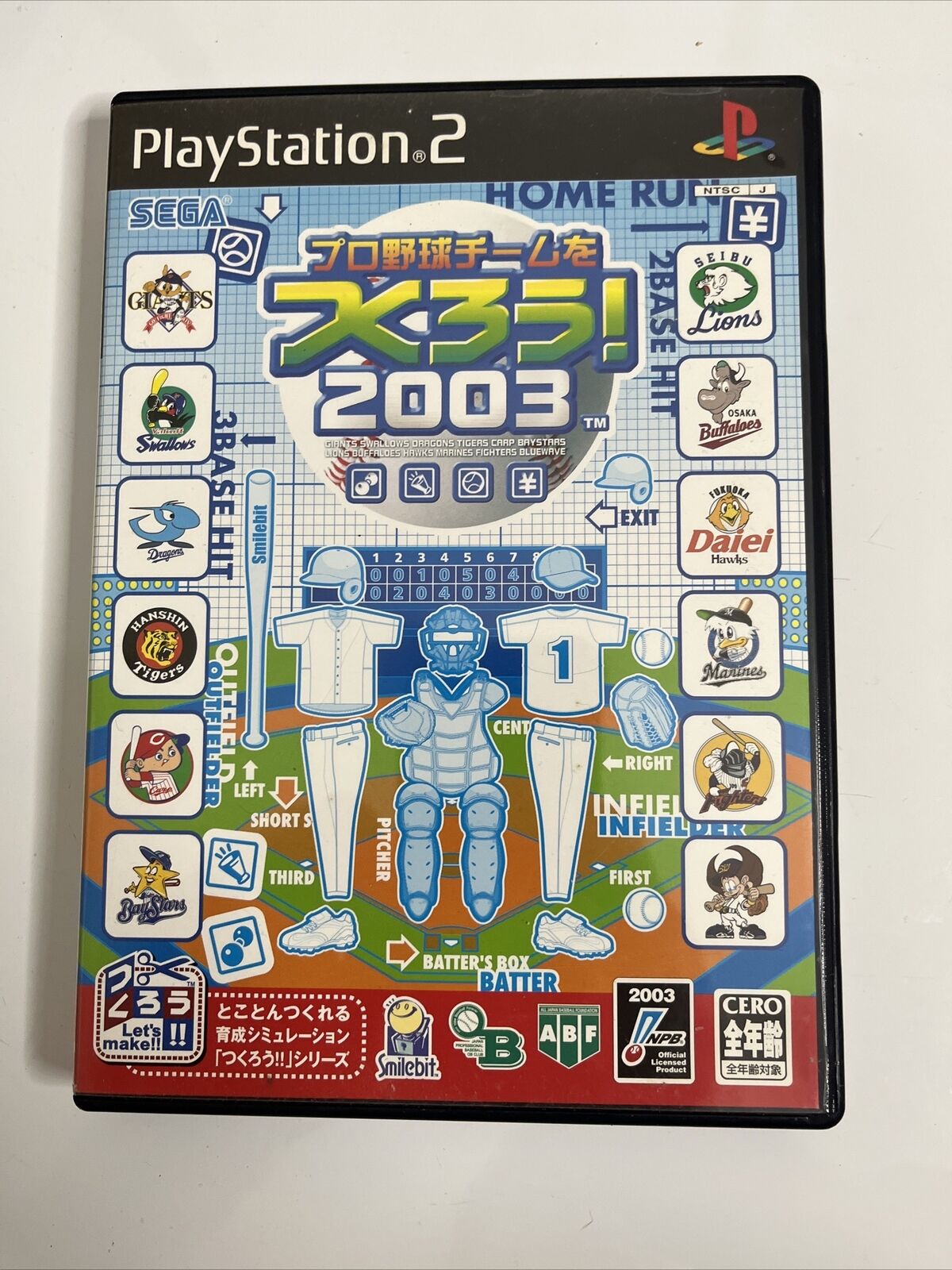 Let's Make a Professional Baseball Team 2003   PlayStation PS2 NTSC-J JAPAN Game