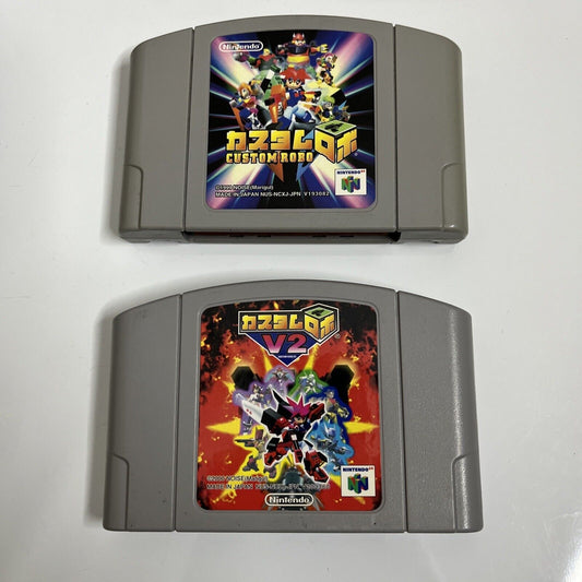 Custom Robo 1 & V2  Nintendo 64 NTSC-J JAPAN N64 Game