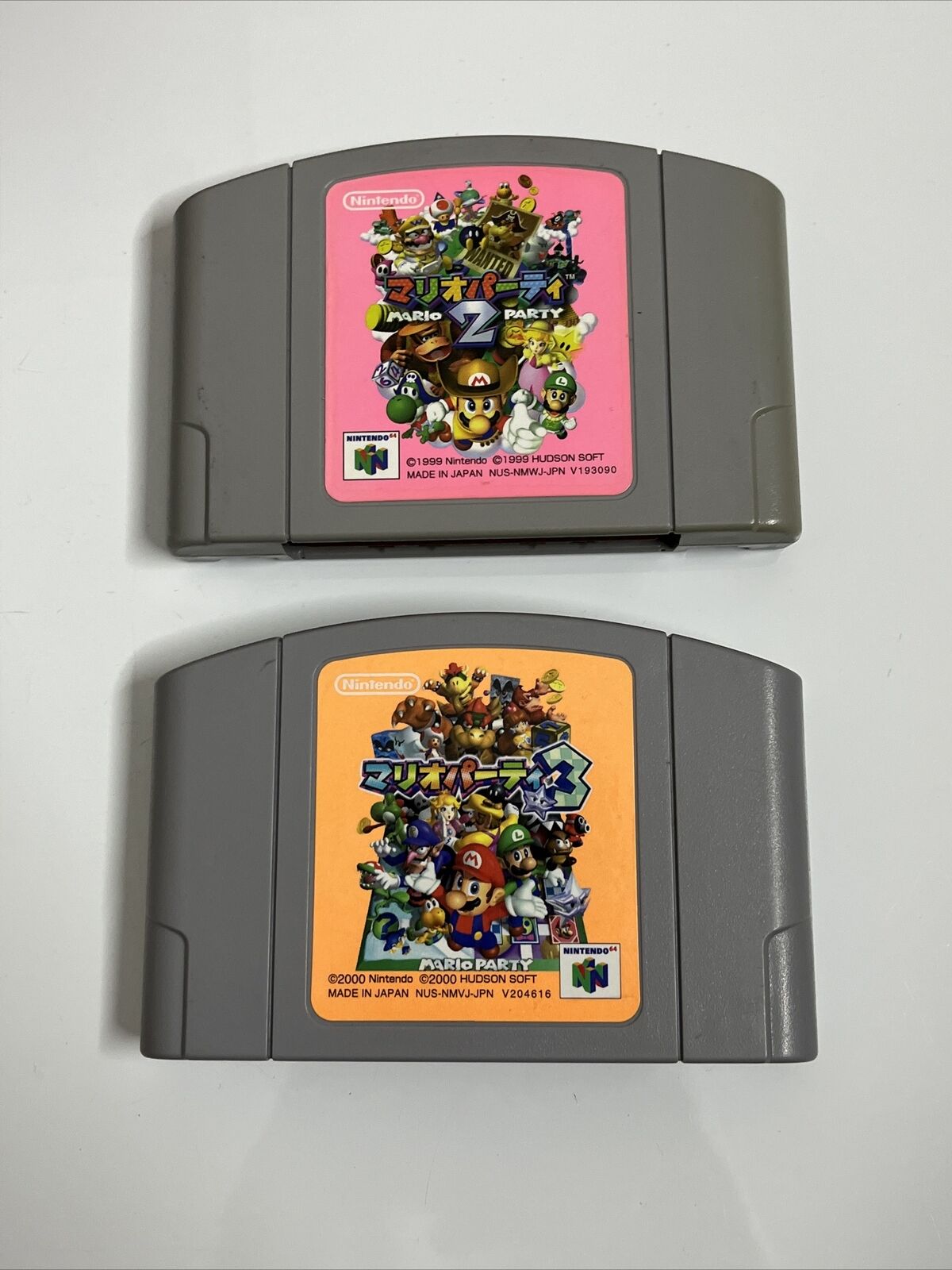 Mario Party 2 & 3  Nintendo 64 NTSC-J JAPAN N64 Game