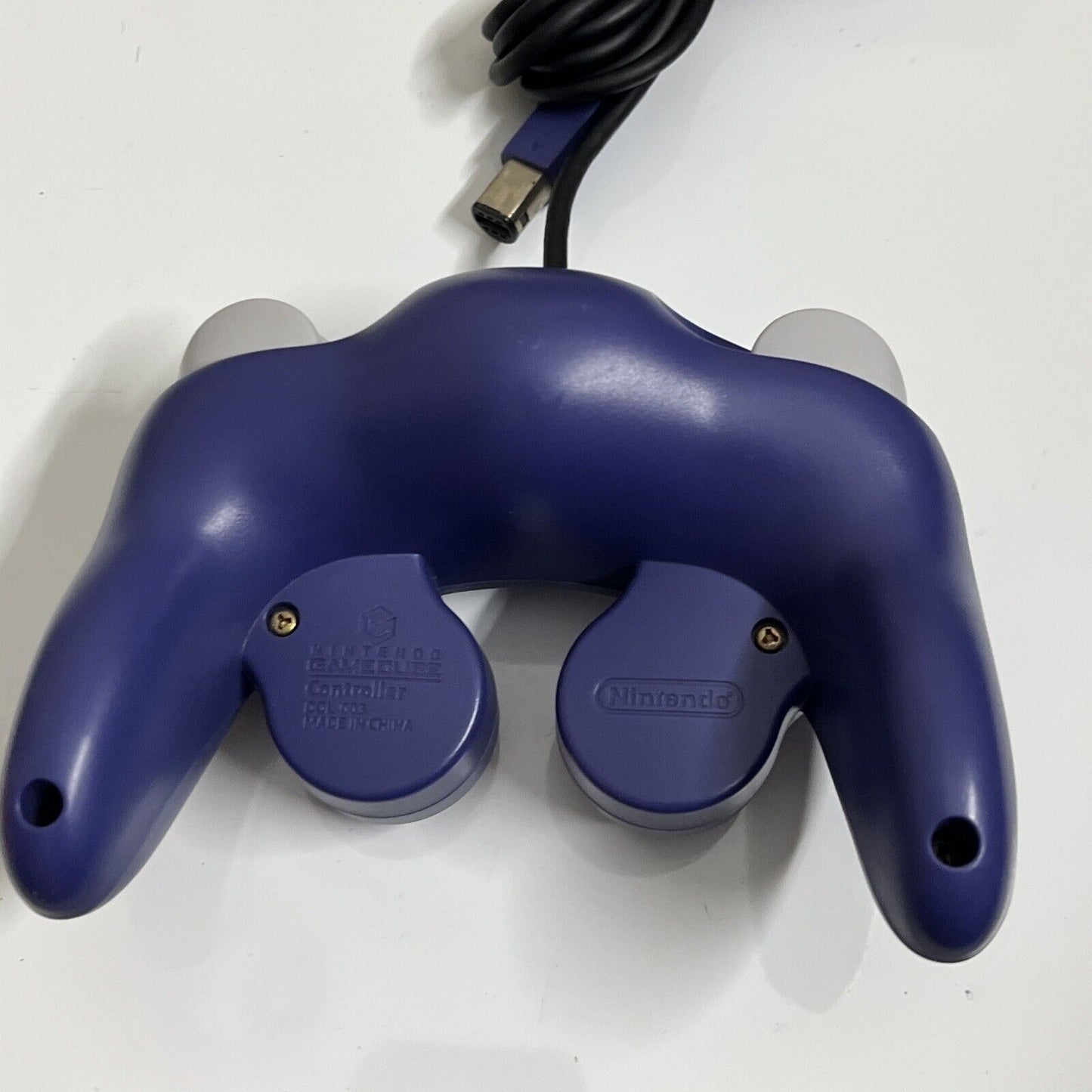 Genuine Nintendo GameCube Controller Purple Indigo Official Authentic