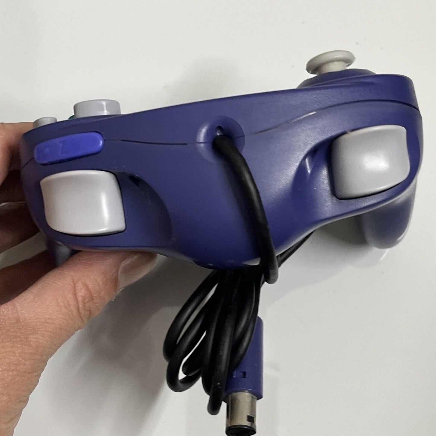 Authentic Nintendo GameCube Controller Genuine Boxed Purple Indigo