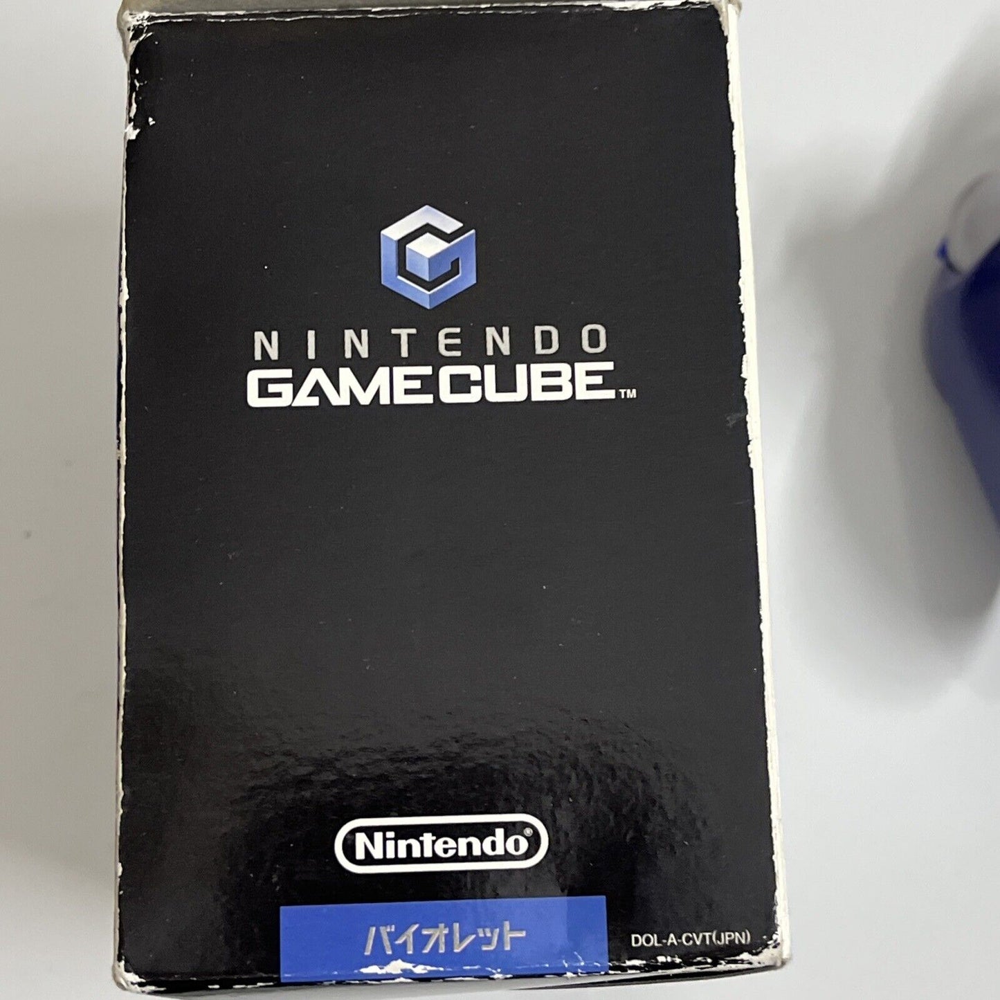 Authentic Nintendo GameCube Controller Genuine Boxed Purple Indigo