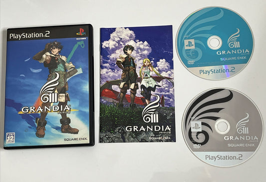 Grandia 3  Sony PlayStation PS2 NTSC-J JAPAN Square Game Complete