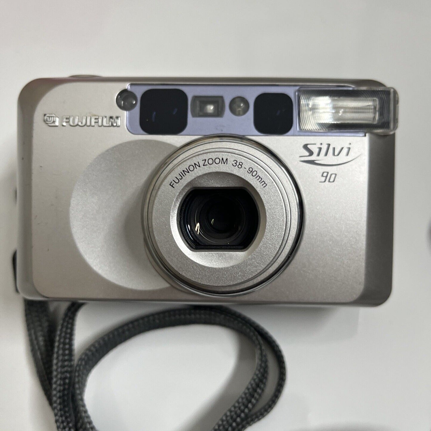 Fujifilm Silvi 90 35mm Film Camera 38-90mm Zoom Lens Flash