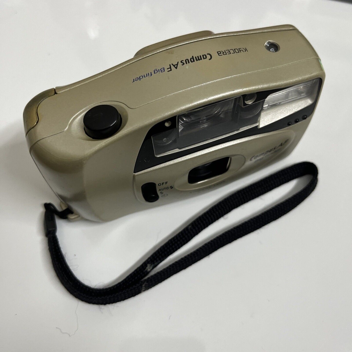 Kyocera Campus AF Big Finder 35mm Film Camera *For Parts Or Repair