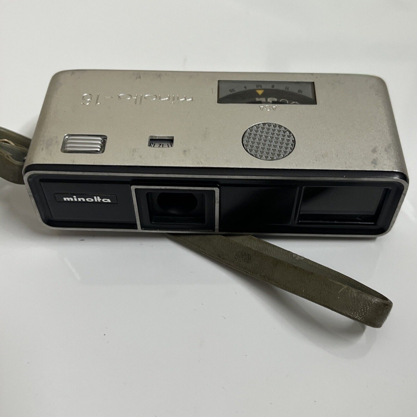 Minolta 16 Film Camera 16mm Model-P Rokkor 3.5/25 Lens Subminiature Made Japan