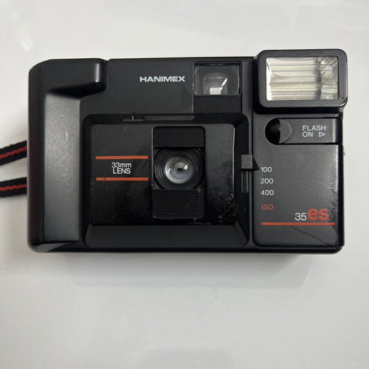 Hanimex 35ES 35mm Point & Shoot Film Camera with Flash
