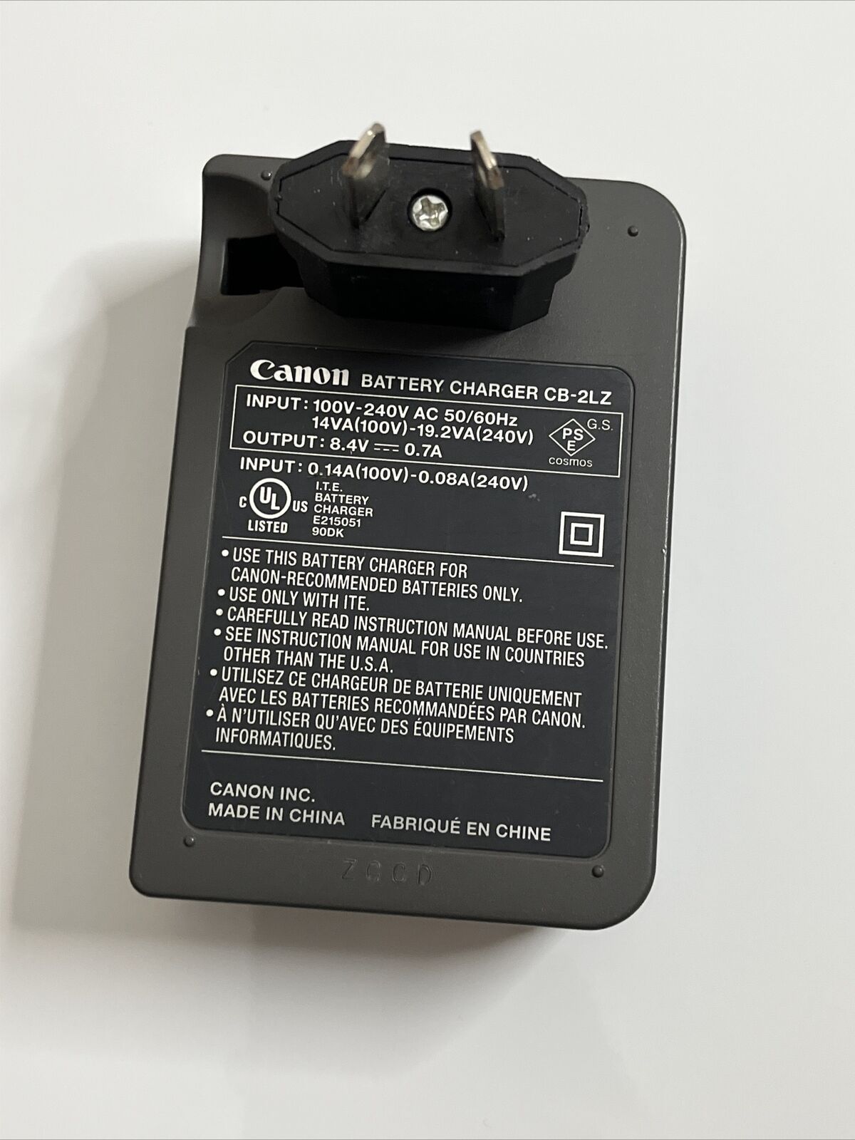 Cargador De Viaje De Batería De Ion De Litio NB-7L Para Cámara