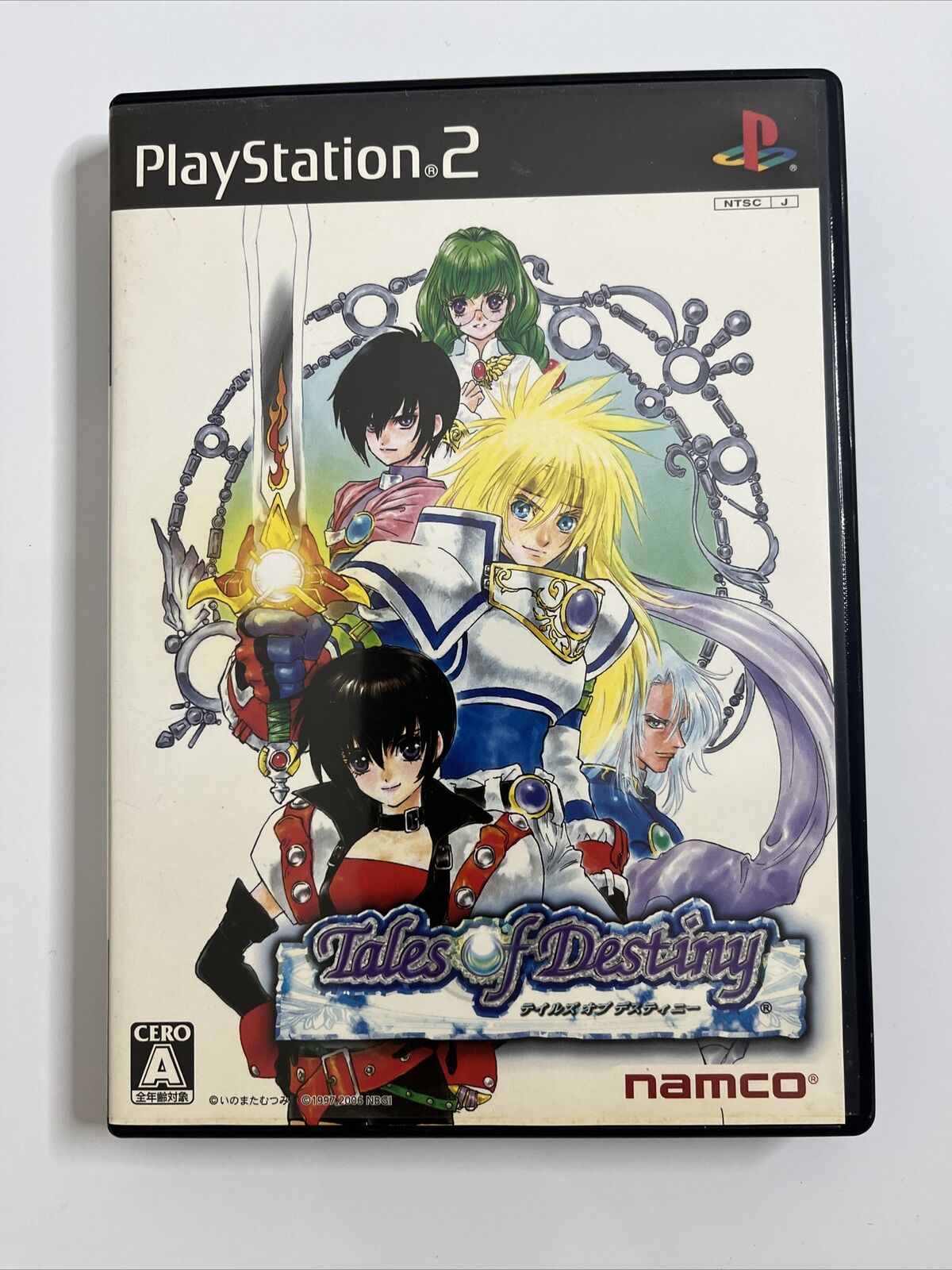 Tales of Destiny 1  Sony PlayStation PS2 NTSC-J JAPAN Namco RPG Game