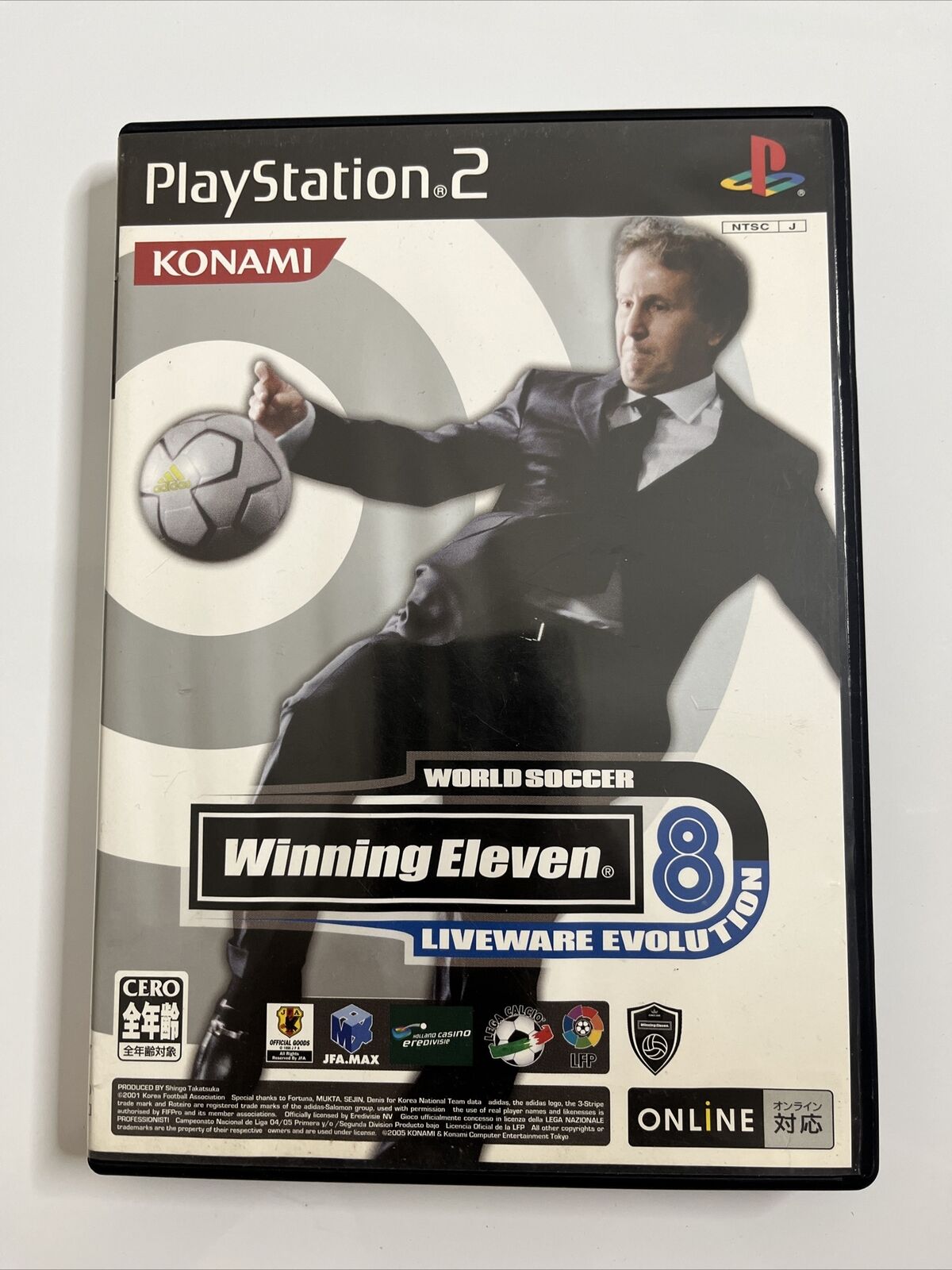 Winning Eleven 8 Liveware Evolution   PlayStation PS2 NTSC-J JAPAN Soccer Game