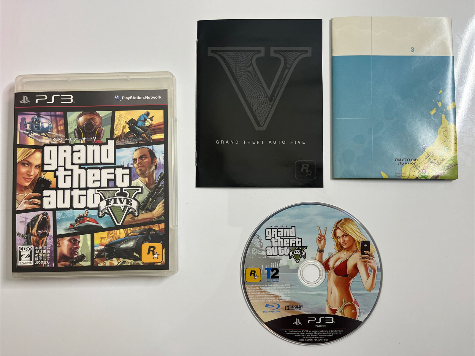 Grand Theft Auto V Sony PlayStation 3 PS3 JAPAN Game Complete – Retro Unit