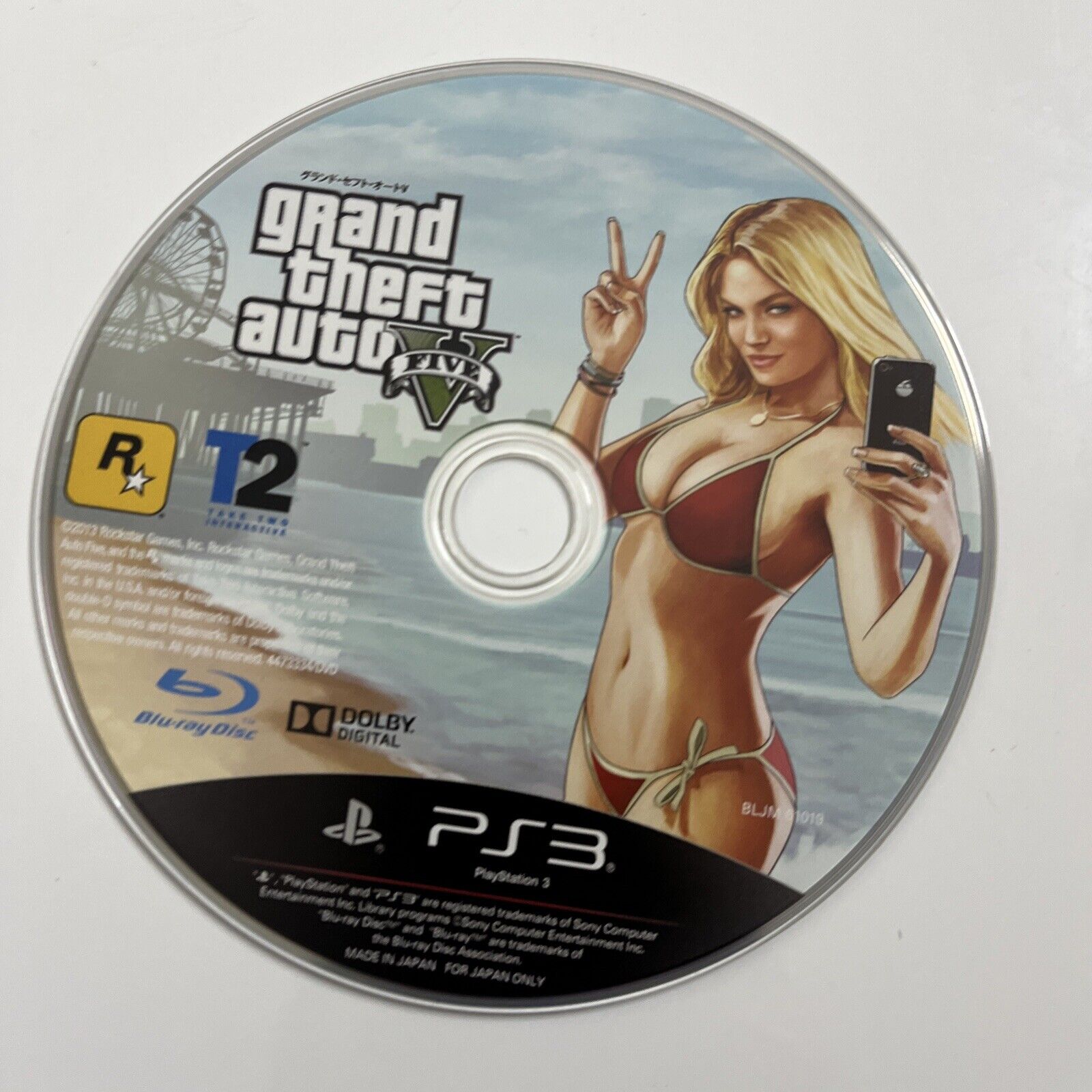 Grand Theft Auto V Sony PlayStation 3 PS3 JAPAN Game Complete