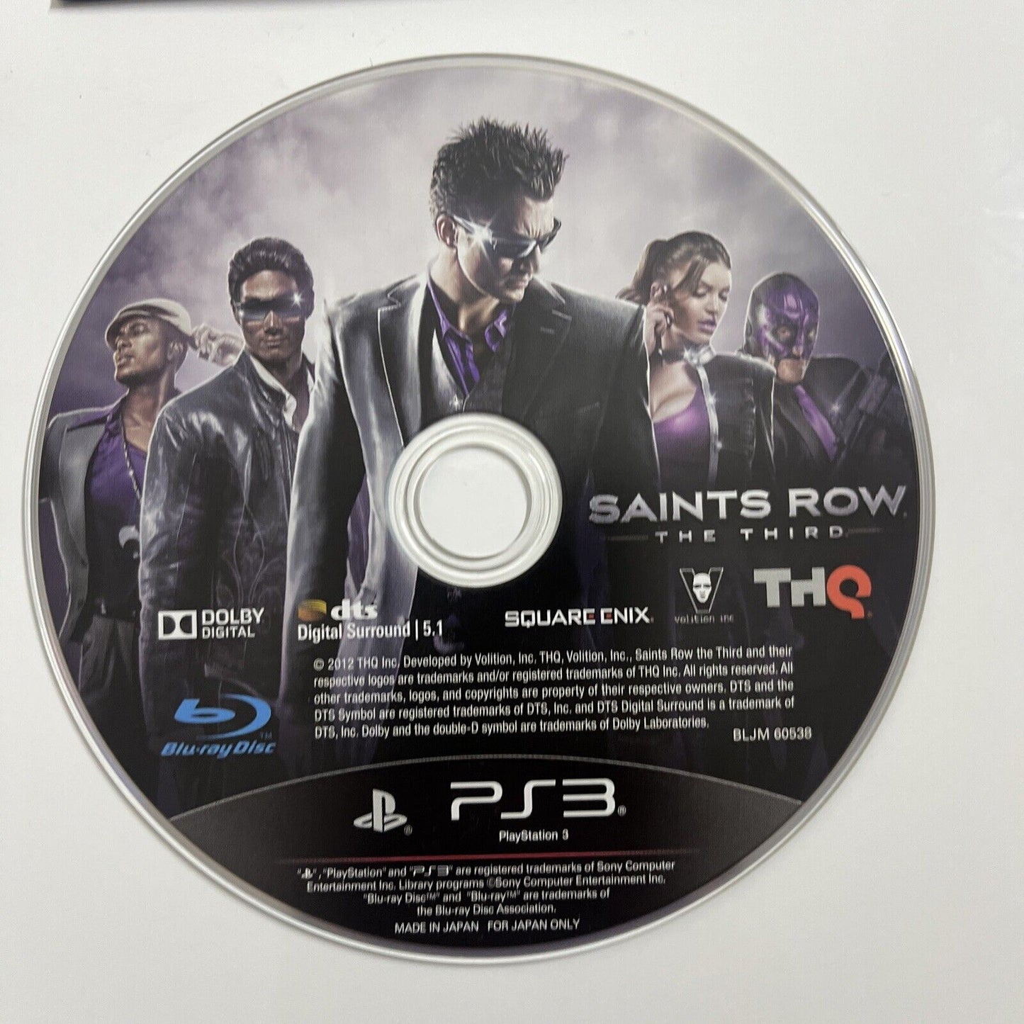 Saints Row The Third  Sony PlayStation 3 PS3 JAPAN Game Complete