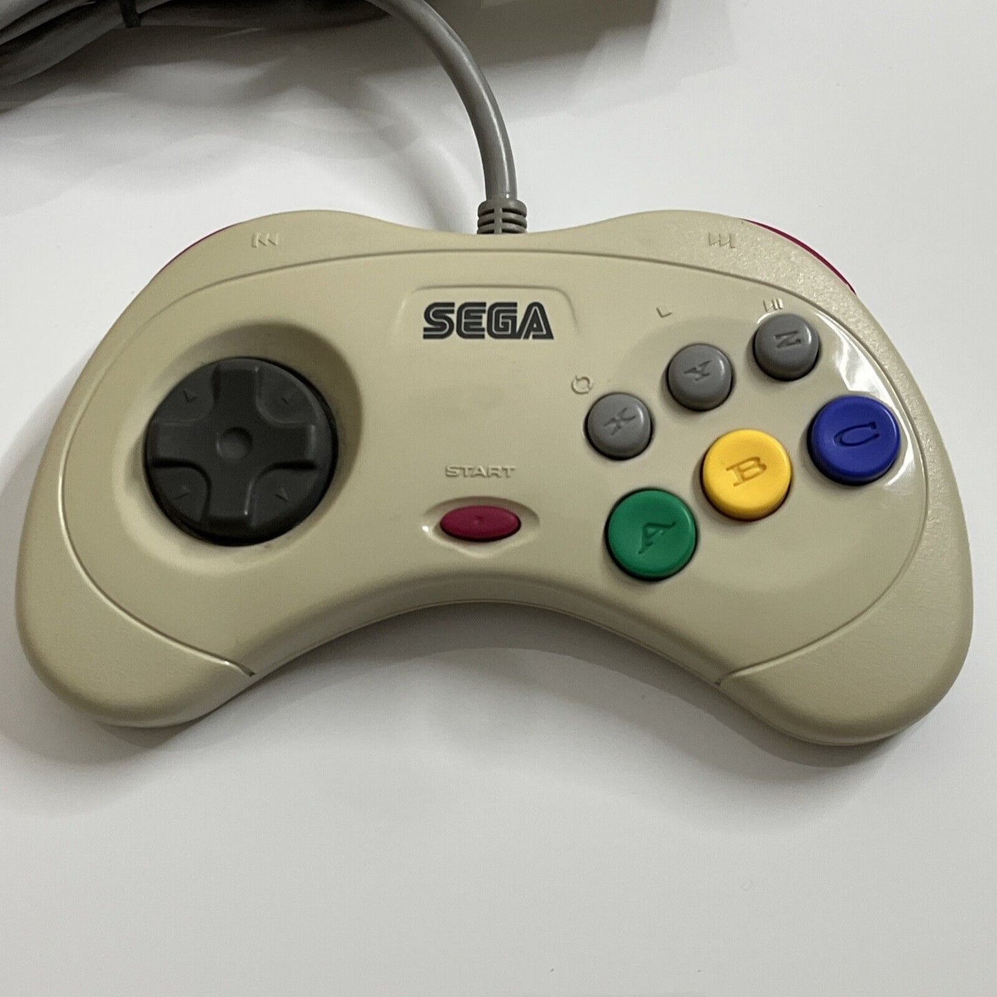 Official Sega Saturn Gamepad Controller HSS-0101 White Genuine