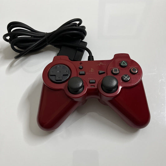 Fujiwork Sony Playstation PS2 Controller Analog Renysa Pad Red With Rapid Fire