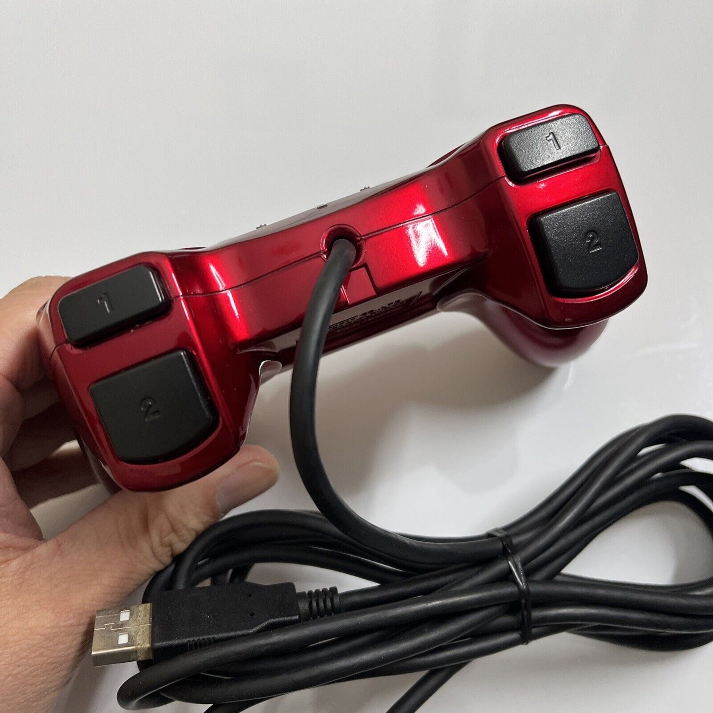 Hori  Sony PlayStation Horipad 3 with Turbo Function PS3 Controller Maroon Red