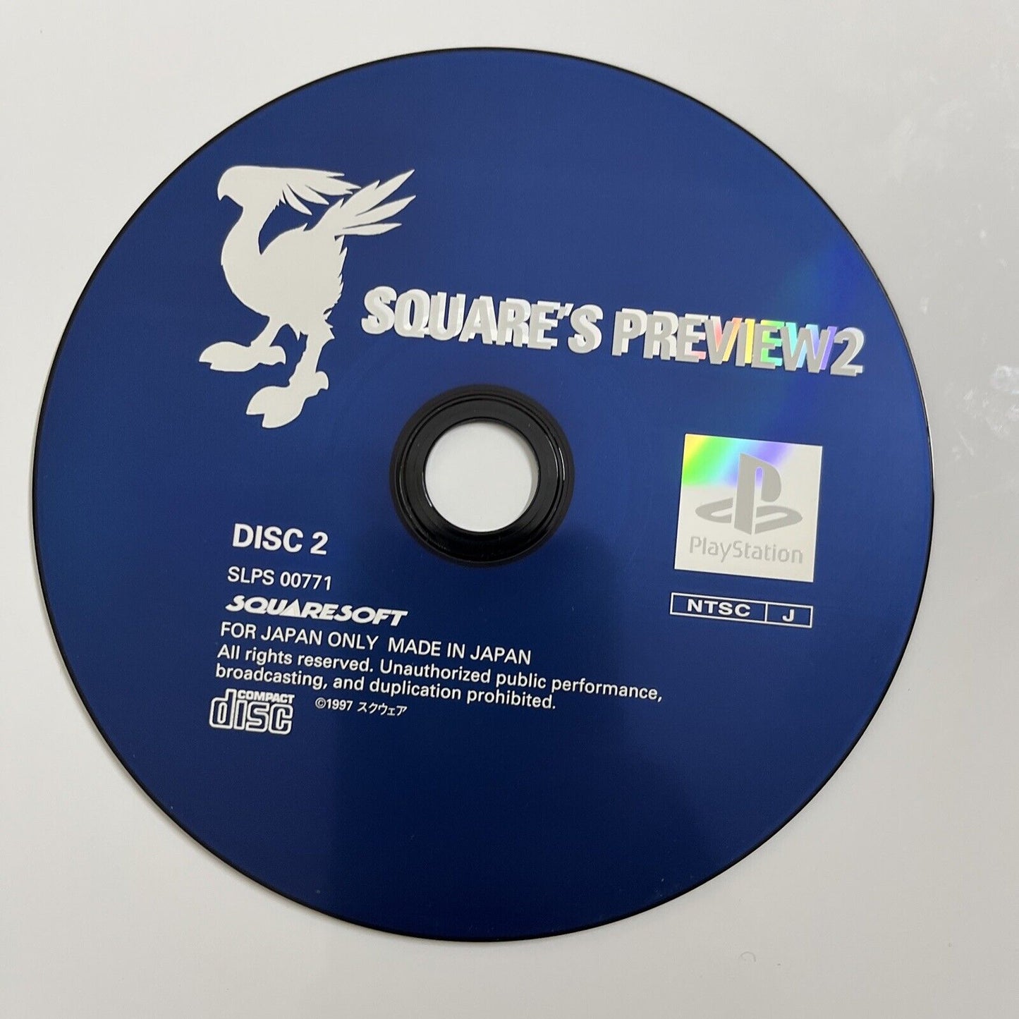 Final Fantasy Tactics + Square Preview  Sony PlayStation PS1 NTSC-J JAPAN Game