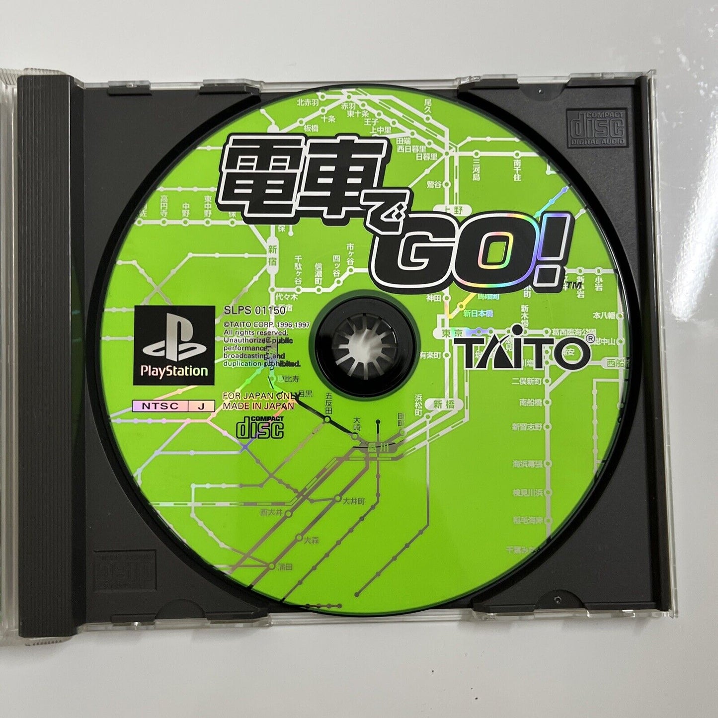 Densha De Go 1  Sony PlayStation PS1 NTSC-J JAPAN Train Simulation 1997 Game