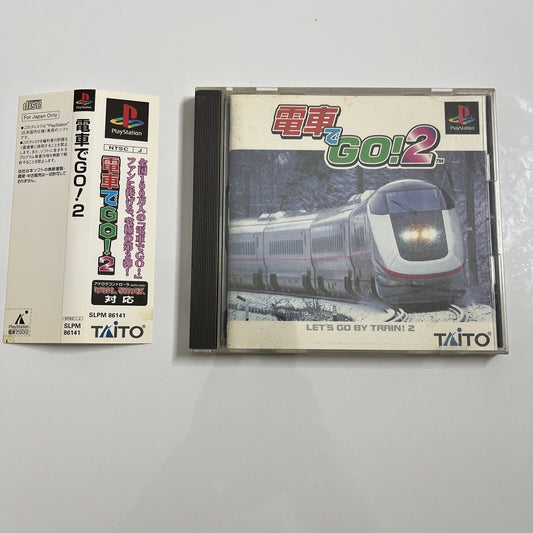 Densha De Go 2  Sony PlayStation PS1 NTSC-J JAPAN Train Simulation Game Complete