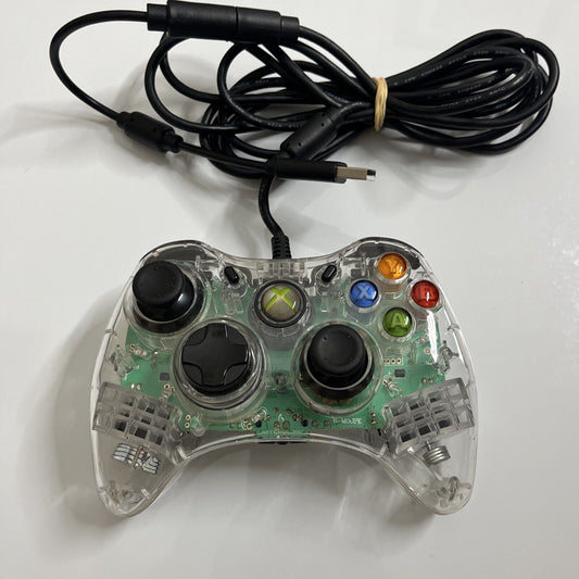 Afterglow Microsoft Xbox 360 PC Controller Clear Transparent
