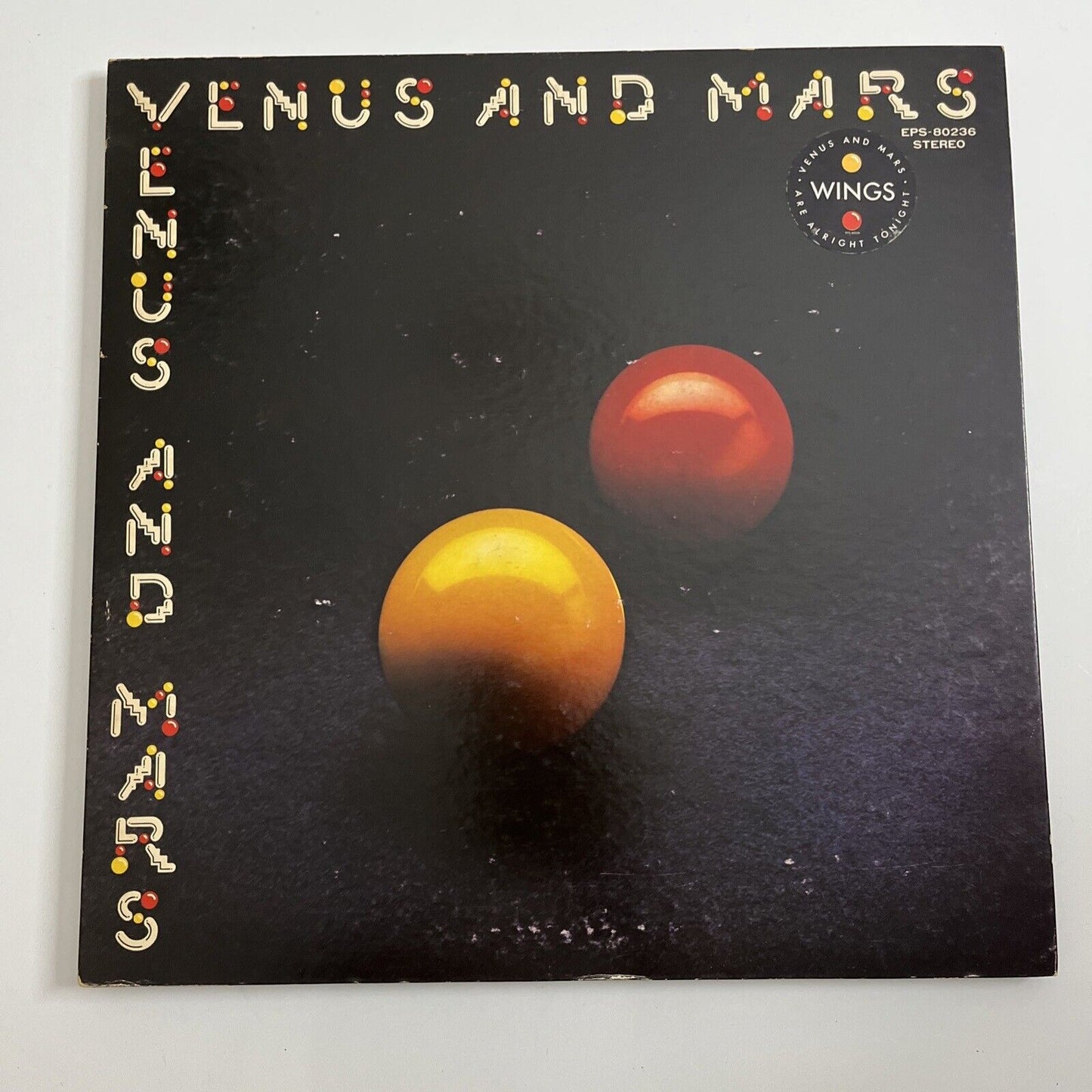 Wings - Venus And Mars 1975 LP Vinyl Record StereoGatefold EPS-80236 with Poster