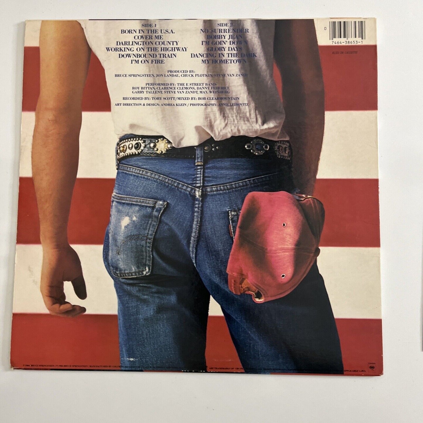 Bruce Springsteen - Born In The USA LP 1984 Vinyl Record AL 38653