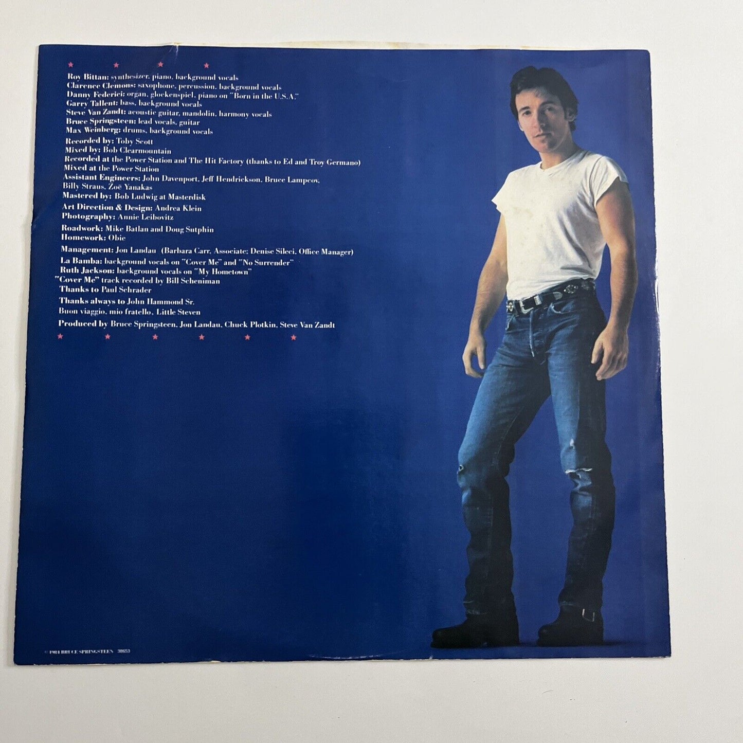 Bruce Springsteen - Born In The USA LP 1984 Vinyl Record AL 38653