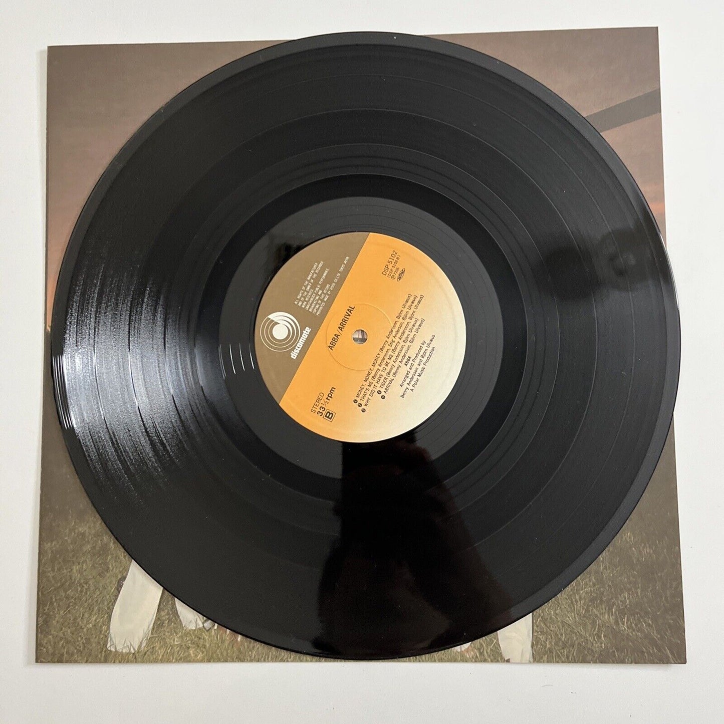 ABBA Arrival LP 1976 Vinyl Record with Liner DSP-5102