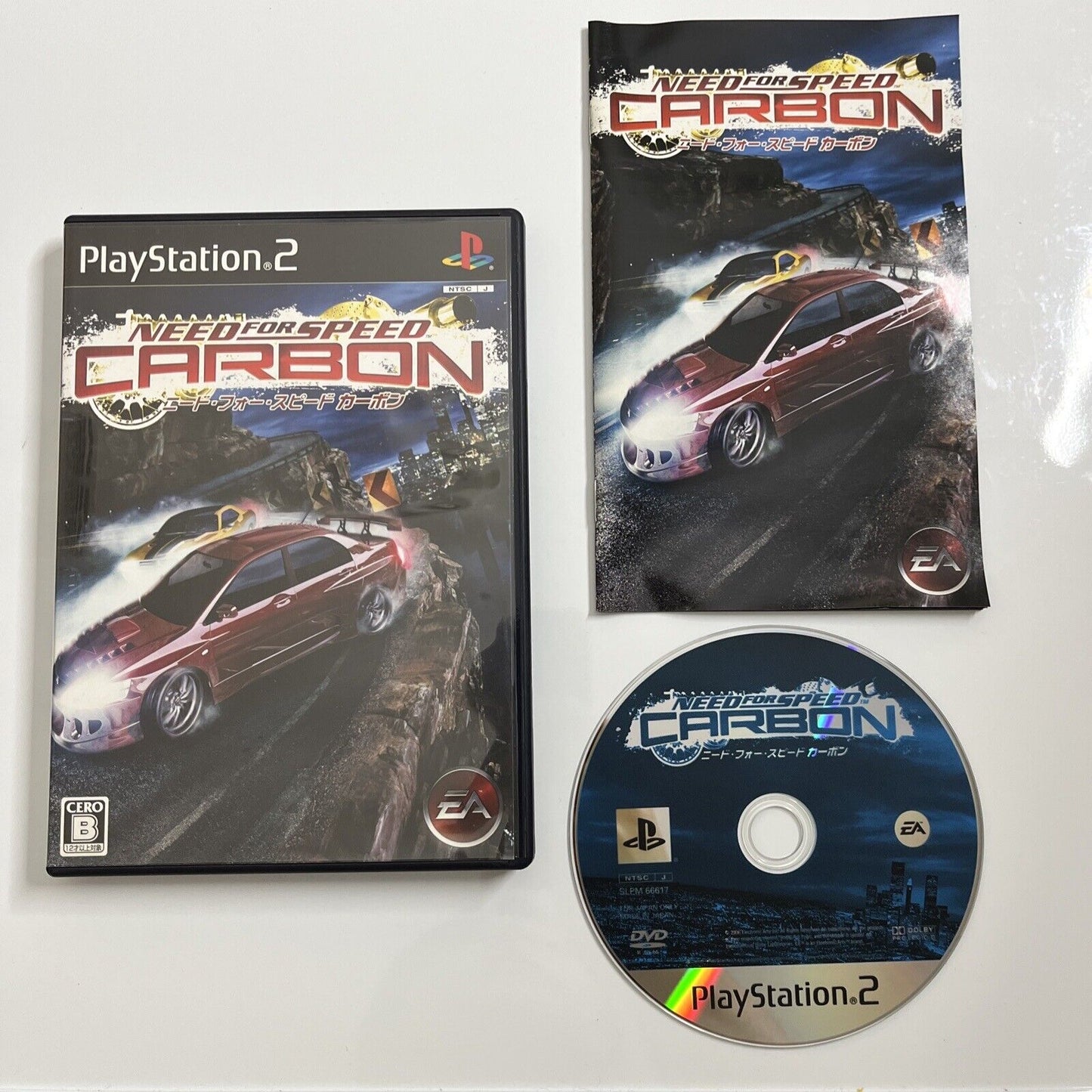 Need for Speed Carbon  Sony PlayStation PS2 NTSC-J JAPAN Racing Game Complete