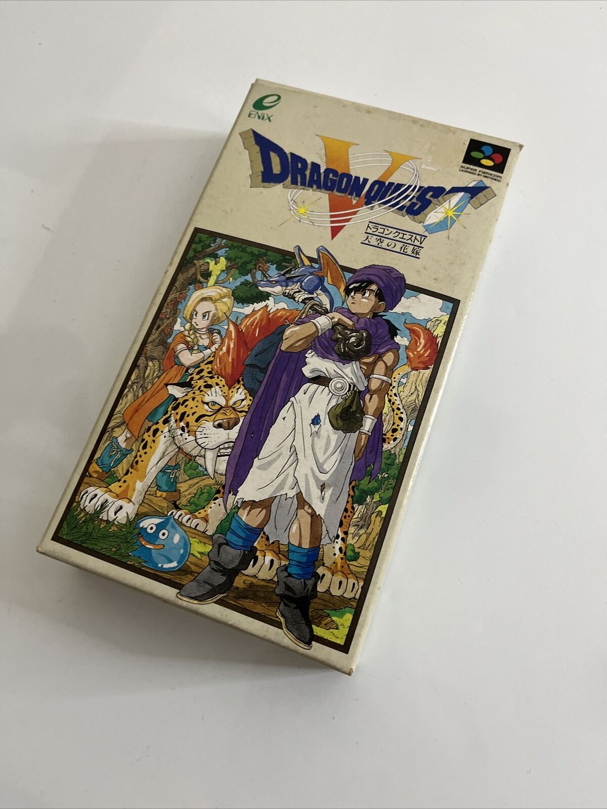 Dragon Quest V  Nintendo Super Famicom SNES NTSC-J JAPAN 1992 Game Box Complete