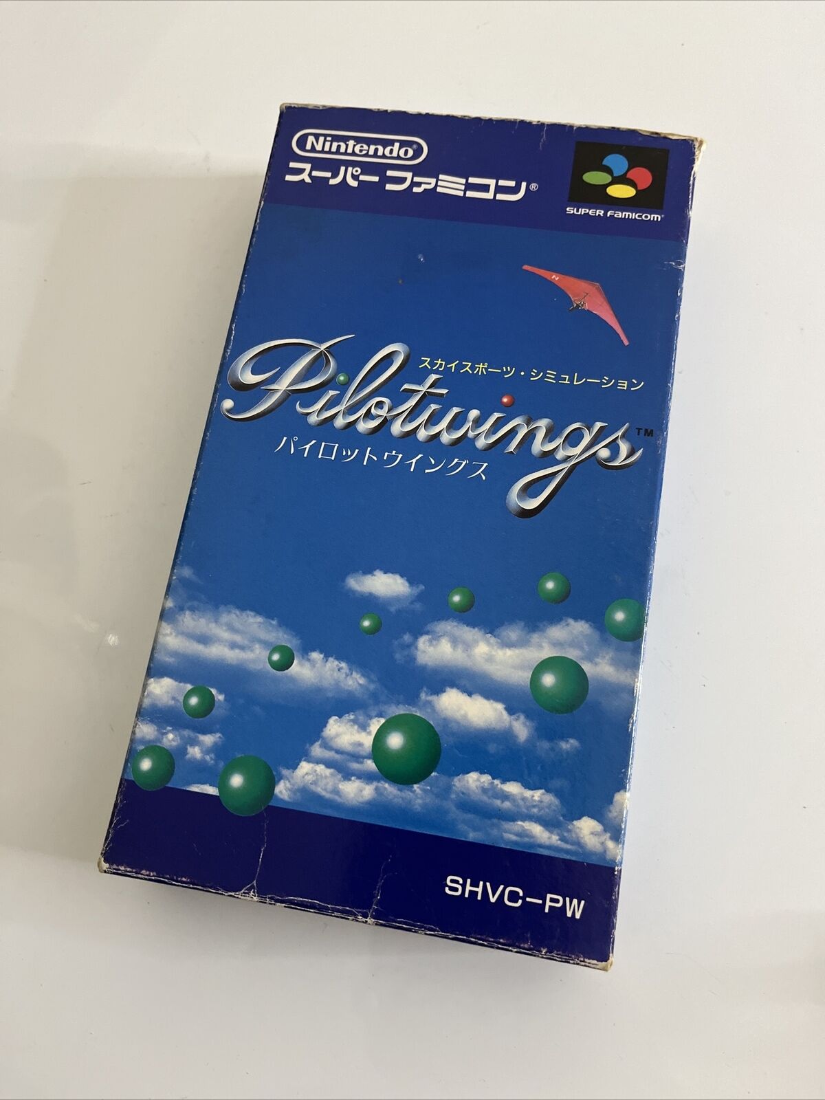 Pilot Wings  Nintendo Super Famicom SNES NTSC-J JAPAN 1990 Game Complete