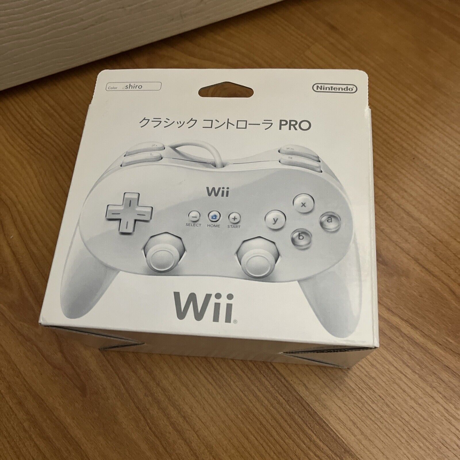 Official Nintendo Wii Classic Pro Controller Professional Genuine Whit ...