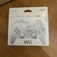 Official Nintendo Wii Classic Pro Controller Professional Genuine White NEW