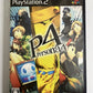 Persona 4 P4 with Trading Card  Sony PlayStation PS2 NTSC-J JAPAN Game Complete