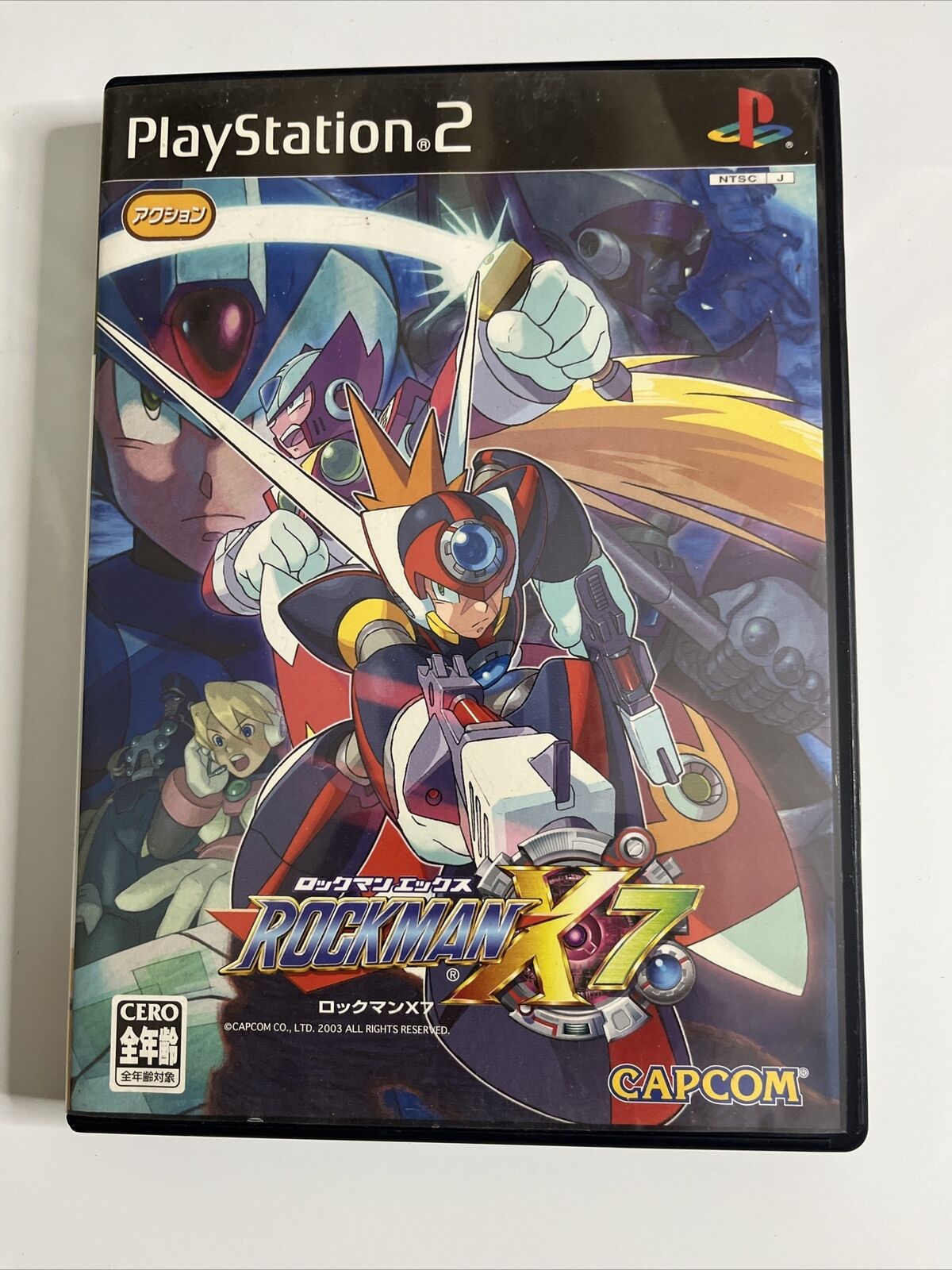 Rockman X7 Megaman Sony PlayStation PS2 NTSC-J JAPAN 2003 Game