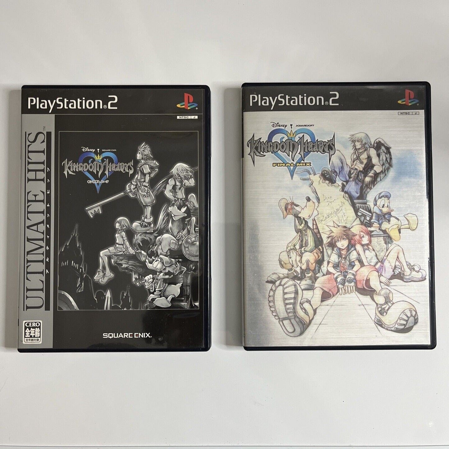 Kingdom Hearts 1 + Final Mix  Sony PlayStation PS2 NTSC-J JAPAN Game Complete