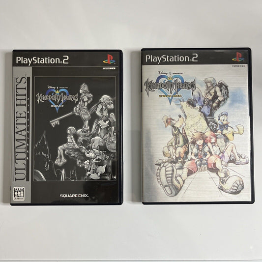 Kingdom Hearts 1 + Final Mix  Sony PlayStation PS2 NTSC-J JAPAN Game Complete