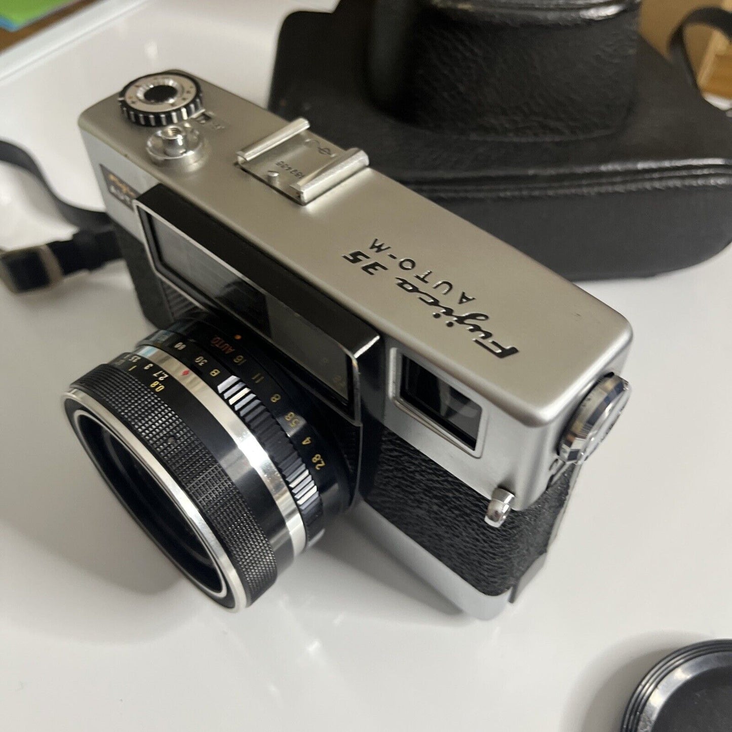 Fujica Auto-M 35mm Film Camera *Shutter Stuck For Parts Or Repair