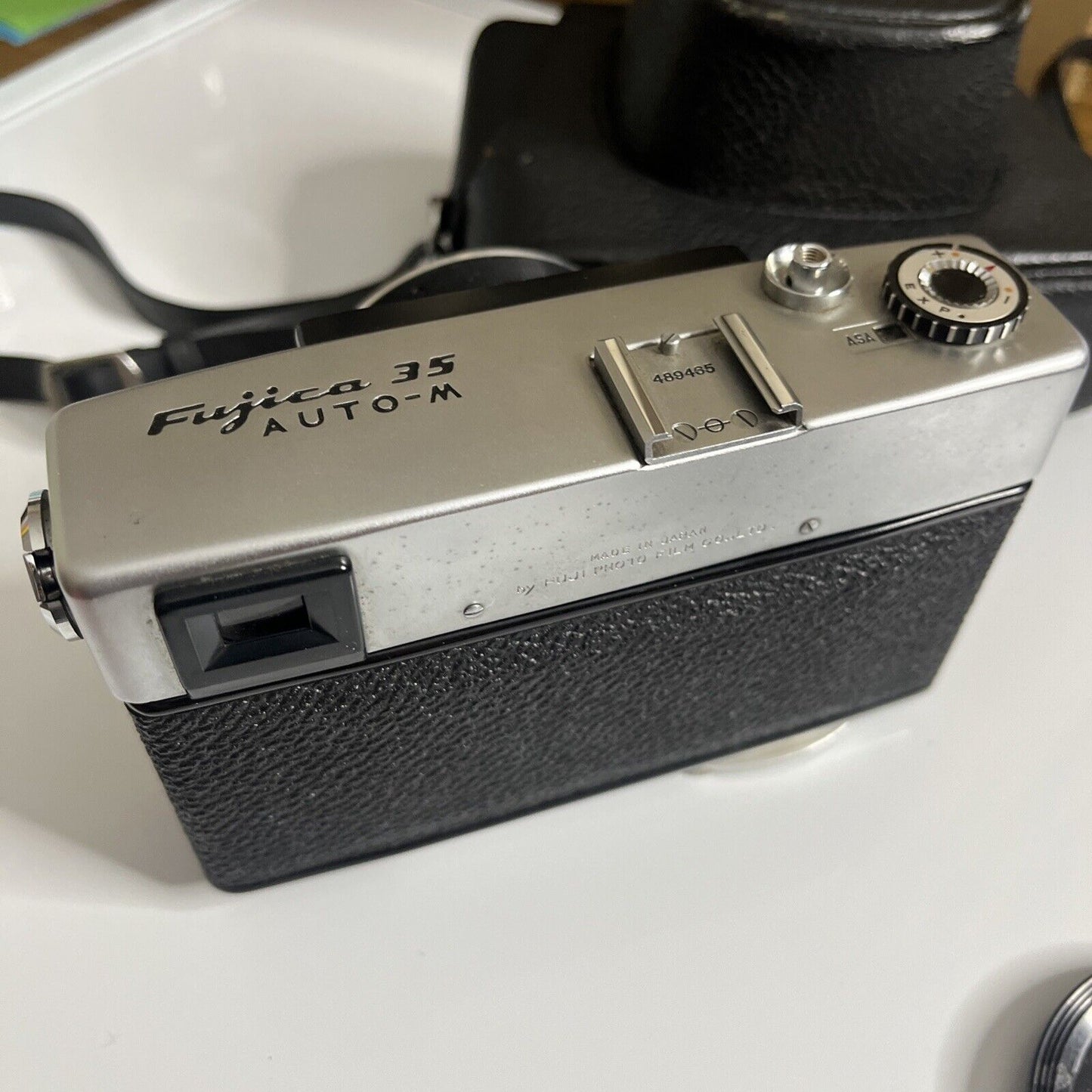 Fujica Auto-M 35mm Film Camera *Shutter Stuck For Parts Or Repair