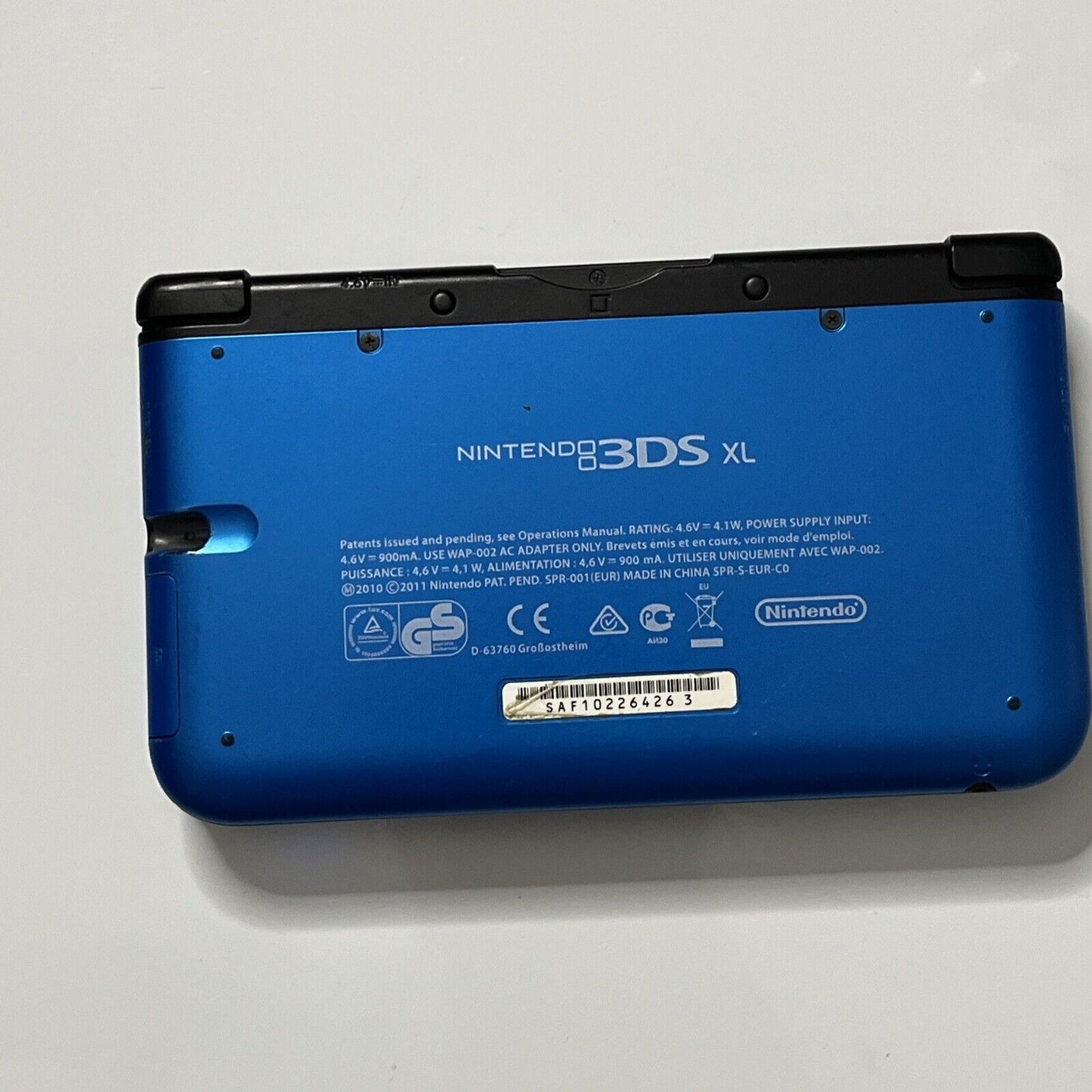 Nintendo 3DS XL 4GB Console Blue + Charger + Fire Emblem Fates Installed Game