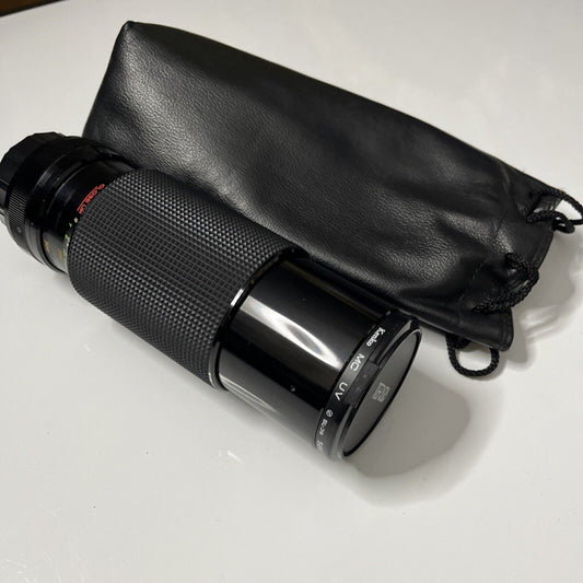 Tefnon Zoom Macro Lens H/d-MV 1:5.8 f=75-300mm 58mm  + Kenko UV Filter + Case