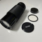 Tefnon Zoom Macro Lens H/d-MV 1:5.8 f=75-300mm 58mm  + Kenko UV Filter + Case