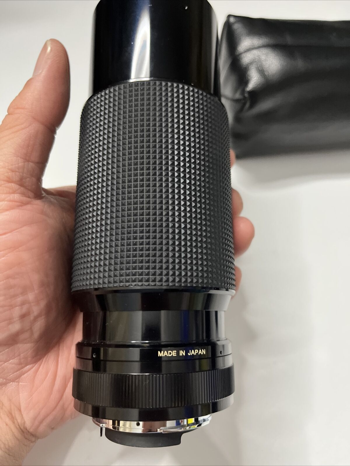 Tefnon Zoom Macro Lens H/d-MV 1:5.8 f=75-300mm Macro 58mm Japan *Dust in lens