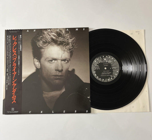 Bryan Adams - Reckless LP 1984 Vinyl Record Obi A&M Records AMP-28100