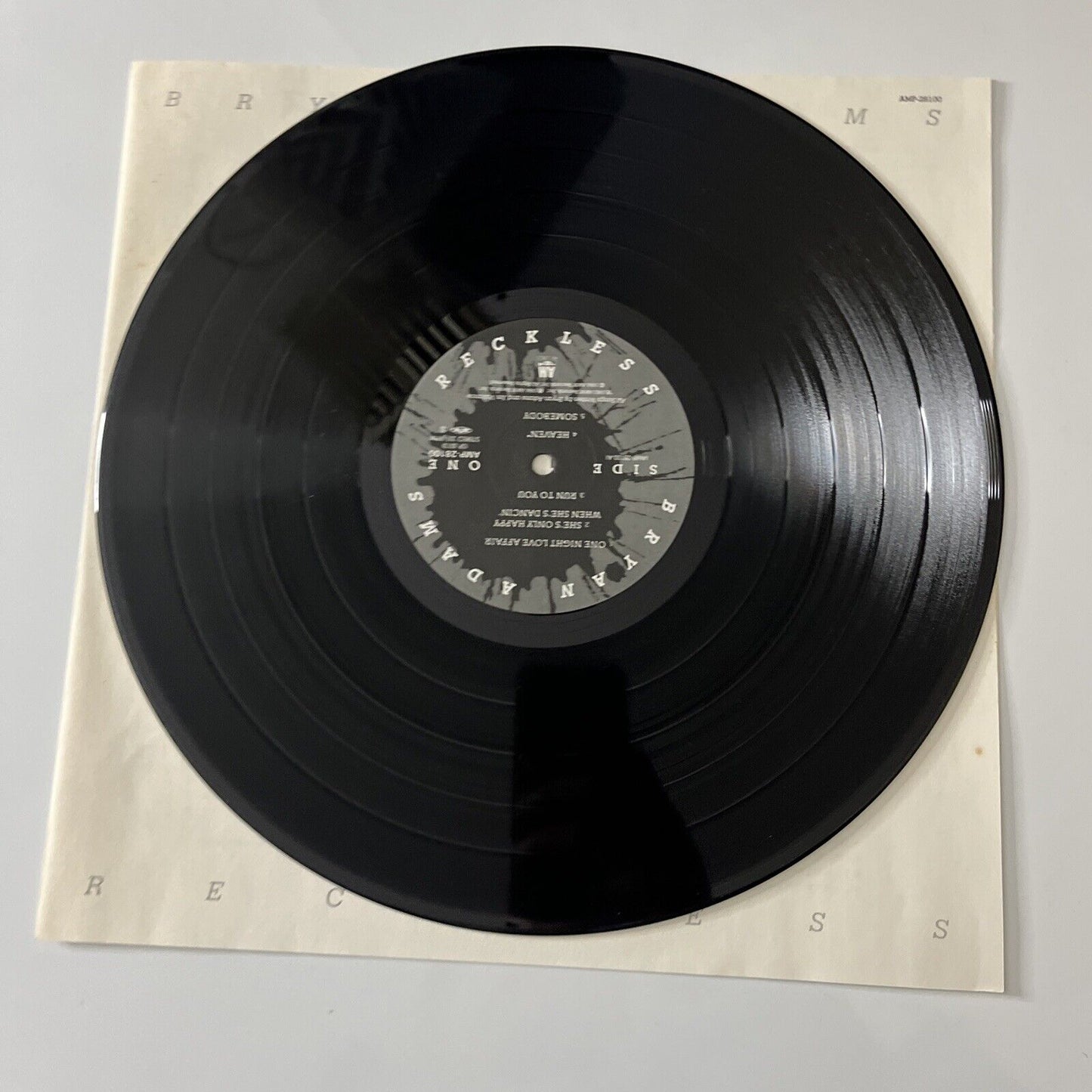 Bryan Adams - Reckless LP 1984 Vinyl Record Obi A&M Records AMP-28100