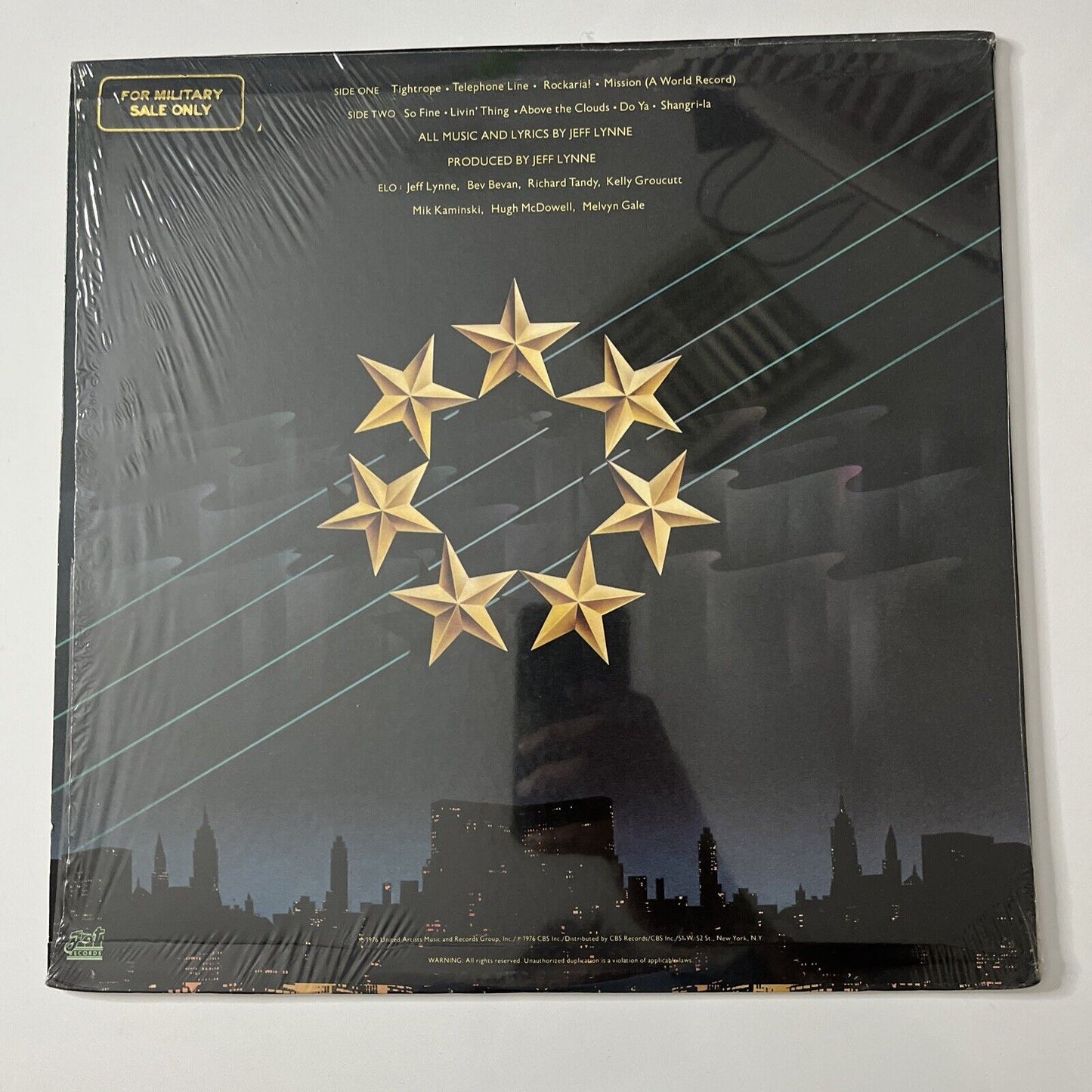 Electric Light Orchestra - A New World Record LP 1976 Vinyl Record JZ 35529