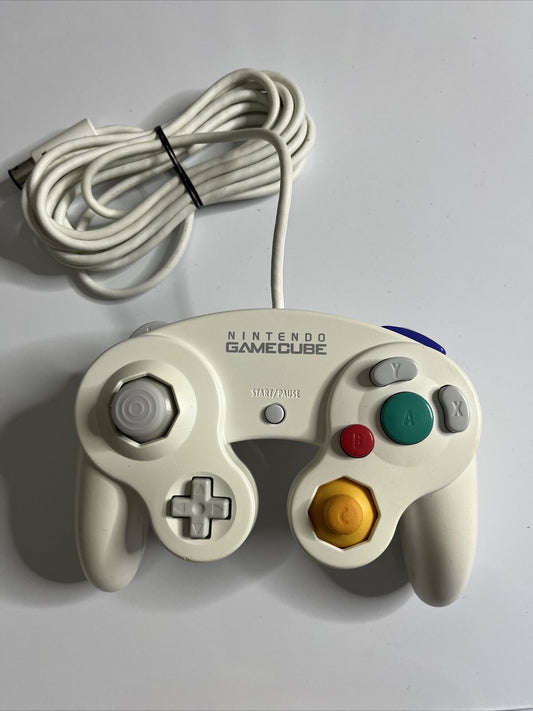 Official Nintendo GameCube Controller White - Genuine Tested and cleaned